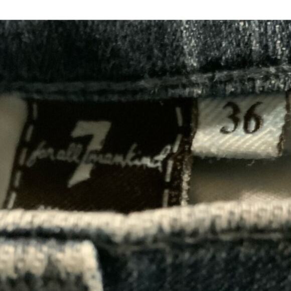 For All Seven Mankind Austyn Jeans Mens 36 Whiskers Stretch Mid Wash Streetwear - Picture 11 of 12